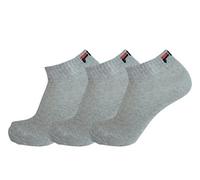 FILA 3 paires de chaussettes quarter sneaker socks Trainer unisexes 35-46 - plusieurs couleurs: Colour: Grey | Size: 39-42