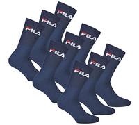Fila - 6 paires chaussettes, Chaussettes de tennis avec logo Ceinture, unisexe - Marine - 43-46 (9-11 ROYAUME-UNI)