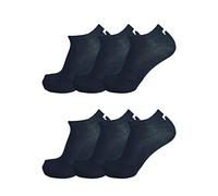 FILA Chaussettes invisibles Sneaker Socks F9100 - 3 paires unisexes Marine 35-38