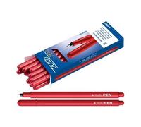 Fila 830702 - Stylo Tratto - Rouge - Paquet De 12 Pcs