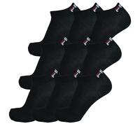 Fila 9 Paire Chaussettes, Quart Baskets Unisexe, Baskets, 35-46 (3x 3er Pa