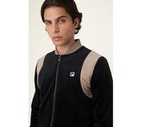 FILA Adriano Regular Velour Track Jacket Black-taupe Gray Taille: L | Blousons d'aviateurs Outlet | Homme | Gris