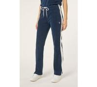 FILA Adriano Slim Contrast Panel Towelling Track Pants Black Iris Taille: XL | Pantalons droits Outlet | Femme | Le Noir
