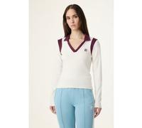 FILA Adriano Slim Johnny Collar Top Egret-fig Taille: M | Manches longues Outlet | Femme