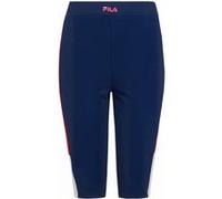 FILA Basel Short Leggings Medieval Blue-true Red-bright White Taille: XS | Leggings de sport Outlet | Femme | Blanche