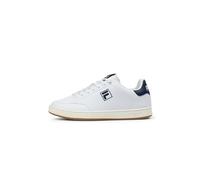 FILA Baskets Courtbay pour Homme, Blanc Marine, Marshmallow, 46 EU, White FILA Navy Marshmallow, 46 EU