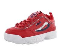 Fila Baskets Disruptor II Premium pour homme, rouge/blanc, 44 EU