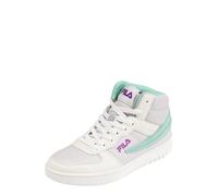 FILA Femme Noclaf Mid WMN Basket, Blanc Brook Green, 36 EU Étroit