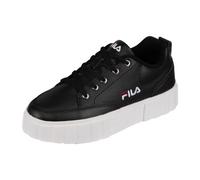 Fila Baskets Pour Femmes - Sandblast Wmn, Chaussure De Course, Chaussure De Sport, Low-Cut, Cuir Véritable Noir Eur 39