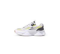 FILA Baskets Recade WMN pour Femme, Blanc/Citron Vert Sauvage, 37 EU