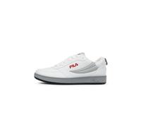 FILA Baskets Rega NF pour Homme, Blanc/Gris, Violet, 44 EU, Manchon Blanc Gris Violet, 44 EU
