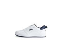 FILA Baskets REGA pour Homme, Blanc, Bleu Marine, 46 UE, White White FILA Navy, 46