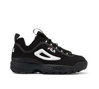 Fila Baskets Strada Disruptor pour homme, Noir (Noir/blanc/rouge vin.), 47 EU