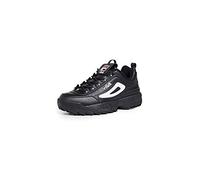 Fila Baskets Strada Disruptor pour homme, Noir (noir/rouge/blanc), 42 EU