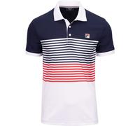 Fila BB Monte Carlo Polo Blanc/Bleu Marine/Rouge 48-S