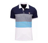 Fila BB Monte Carlo Polo Hommes - blanc, bleu foncé L