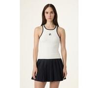 FILA Bellagio Tight Ribbed Racer Tank Egret Taille: XS | Tanktops Outlet | Femme