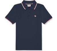 FILA Biella Regular Polo Shirt Black Iris Taille: 170/176 | Chemises Outlet | Unisex | Le Noir
