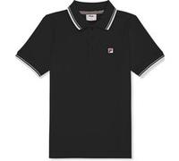FILA Biella Regular Polo Shirt Black Taille: 146/152 | Chemises Outlet | Unisex | Le Noir