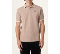 FILA Biella Regular Tipped Polo Shirt Taupe Gray Taille: M | Casual chemises Outlet | Homme | Le Noir