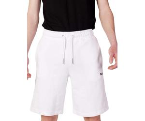FILA Blesse Short de survêtement pour Homme, Blanc Clair, XL, Blanc éclatant., XL