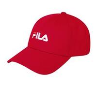 FILA Brasov 6 Panel Cap With Linear Logo - Strap Back True Red Taille: OS | Bonnets Outlet | Unisex | Rouge