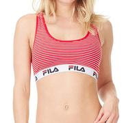 Fila Brassière Coton Femme, Rayure Rouge, S
