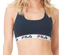 FILA Brassière Coton Femme (XS, Bleu Marine)