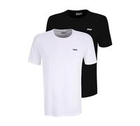 Fila T-shirt Brod Homme - Lot de 2 Noir/Blanc/Rouge XXL