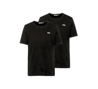 FILA Brod Tee Lot de 2 t-shirts pour homme Noir L