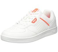 FILA C. Court Teens Basket, White-Fiery Coral, 39 EU Étroit