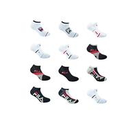 Lot de 12 paires de chaussettes courtes Fila : Pack surprise / 43-46