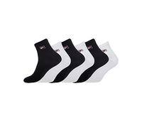 Fila Chaussettes homme Coton - Lot de 6 - Sport, Performance et Confort - Taille 39/42 Noir/Blanc