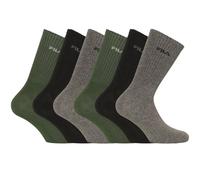 FILA Chaussette Homme Sport - Lot de 6 - Chaussettes Hautes Homme, Tennis 39/42