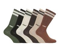 FILA Chaussette Homme Sport - Lot de 6 - Chaussettes Hautes Homme, Tennis 43/46