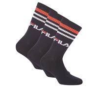 Fila Chaussettes 3 6 9 Paire Rue Sport de Tennis Rayures Unisexe 35-38, 39-42,