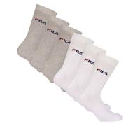 FILA Chaussettes bleu foncé / gris / rouge / blanc, Taille 43-46