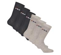FILA Chaussettes bleu foncé / gris / rouge / noir, Taille 39-42