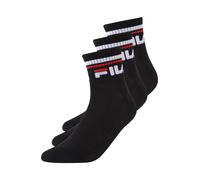 FILA Chaussettes de sport rouge / noir / blanc, Taille 35-38