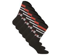 FILA Chaussettes de sport rouge / noir / blanc, Taille 35-38