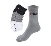 FILA Chaussettes gris chiné / noir / blanc, Taille 35-38