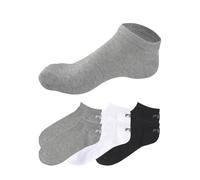 FILA Chaussettes gris chiné / noir / blanc, Taille 39-42