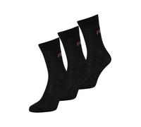 Fila Chaussettes Street Sport – 3 paires unisexes Taille 43-46 Noir