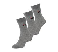 FILA Chaussettes gris / noir, Taille 39-42
