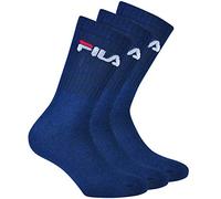 Fila - 6 paires chaussettes, Chaussettes de tennis avec logo Ceinture, unisexe - Marine - 35-38 (3-5 ROYAUME-UNI)