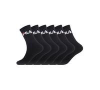 Fila Chaussettes Homme, Chaussette Haute Homme (Lot de 6) - Noir 39/42