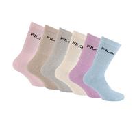 FILA Chaussettes Homme & Femme 39-42, Coton Lot de 6, Bleu A1