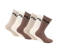 FILA Chaussettes Homme & Femme 43-46, Coton Lot de 6, Beige MO
