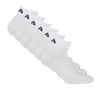 FILA Chaussettes Quarter Unisex 6 Paires, Mi-Courtes, Sport/Training, Logo