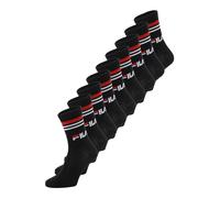 FILA Chaussettes rouge cerise / noir / blanc, Taille 43-46